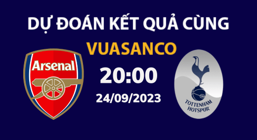 Soi kèo Arsenal vs Tottenham – 20h00 – 24/09 – Ngoại hạng Anh